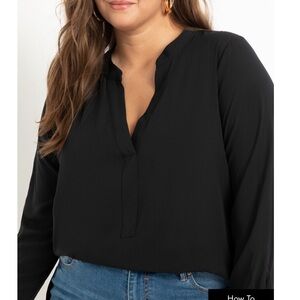 EUC Sexy Flowy Tunic Blouse